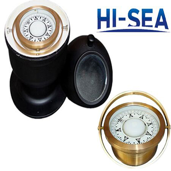 Brass Marine Magnetic Compass with Aluminum Seat1.jpg